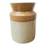 Old two-tone stoneware pot