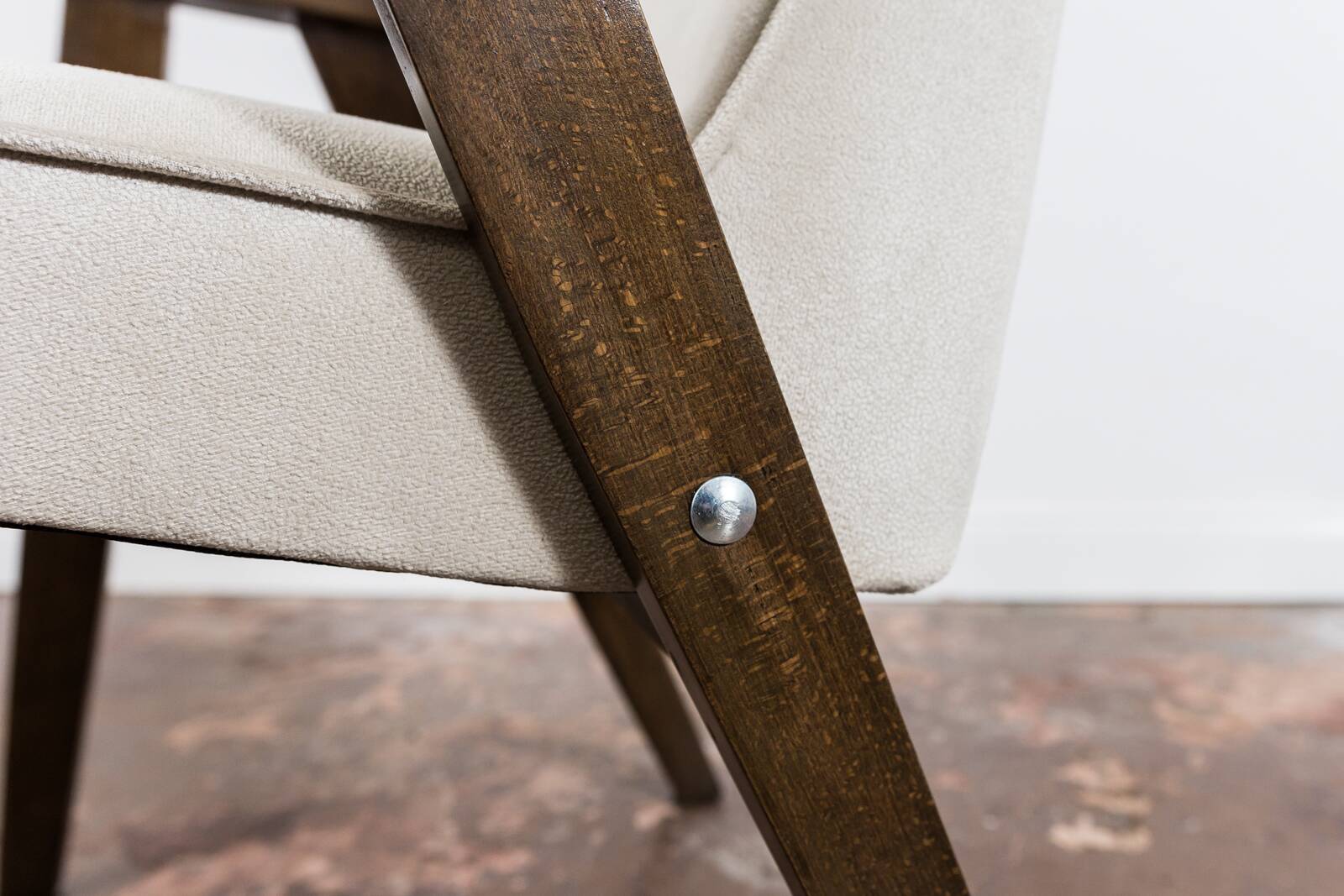 Iconic Polish Mid-Century Armchair 366 by Józef Chierowski 1960's