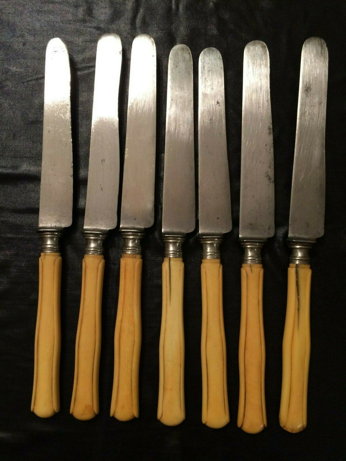 Lot de 7 couteaux lame en acier