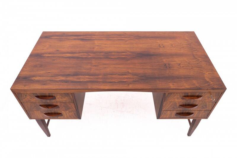 Danish desk from the 1960s. After renovation.