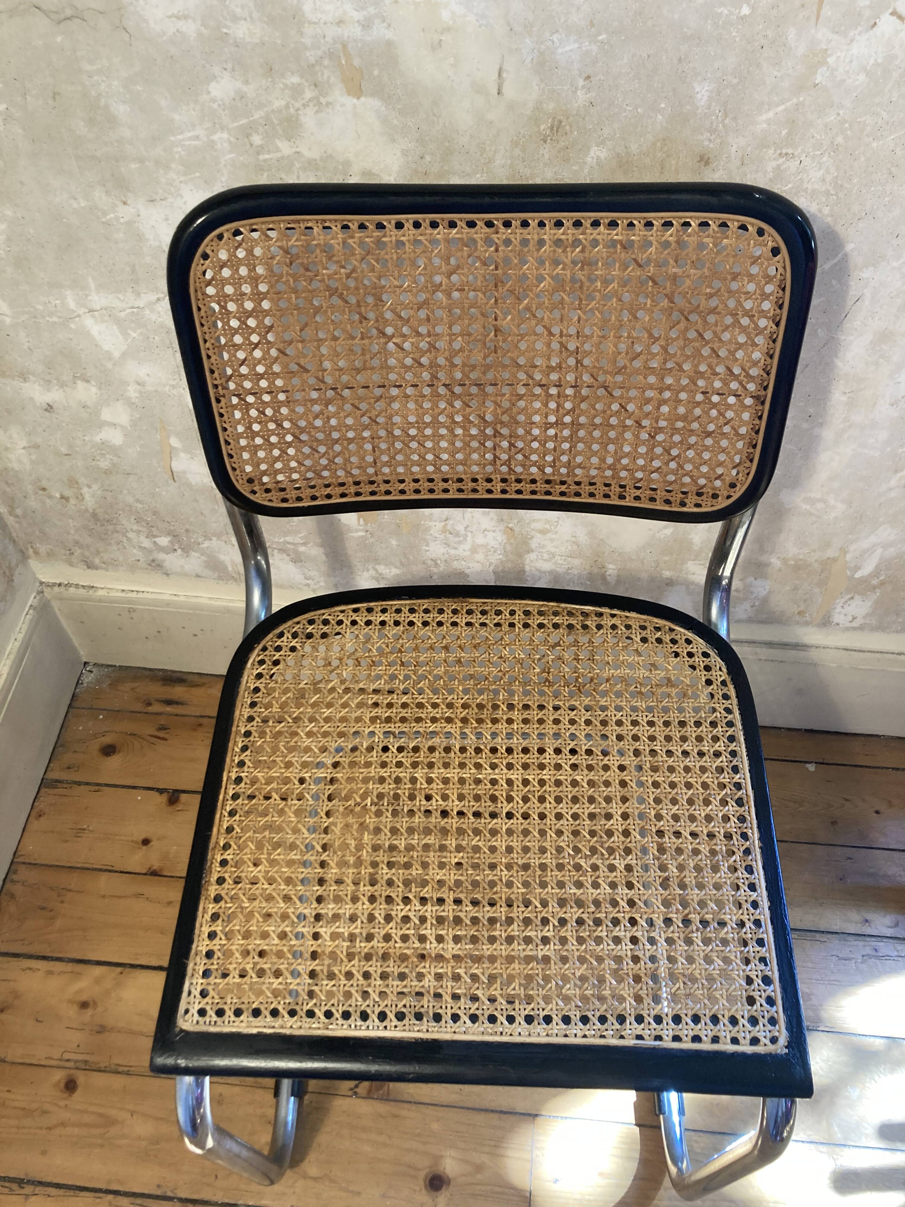 Black Marcel Breuer chair b32