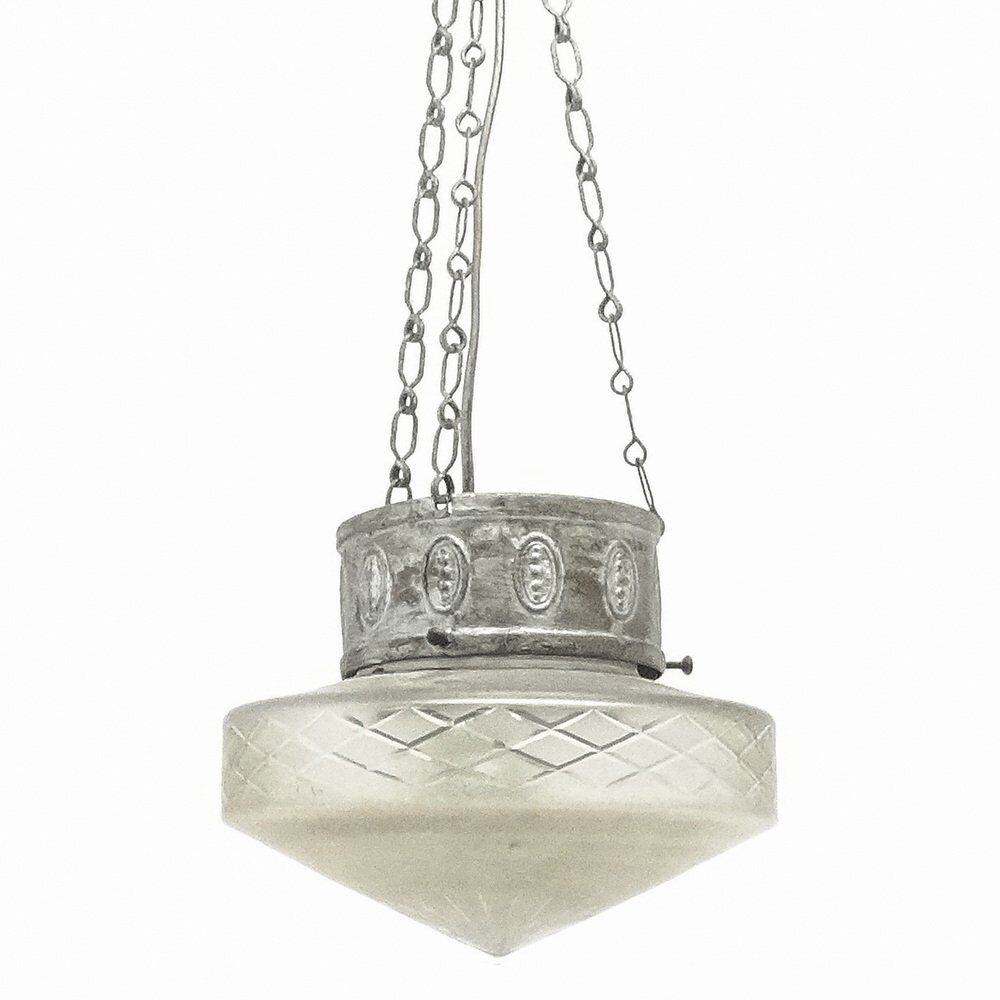 Art Nouveau pendant lamp, Poland, 1890s