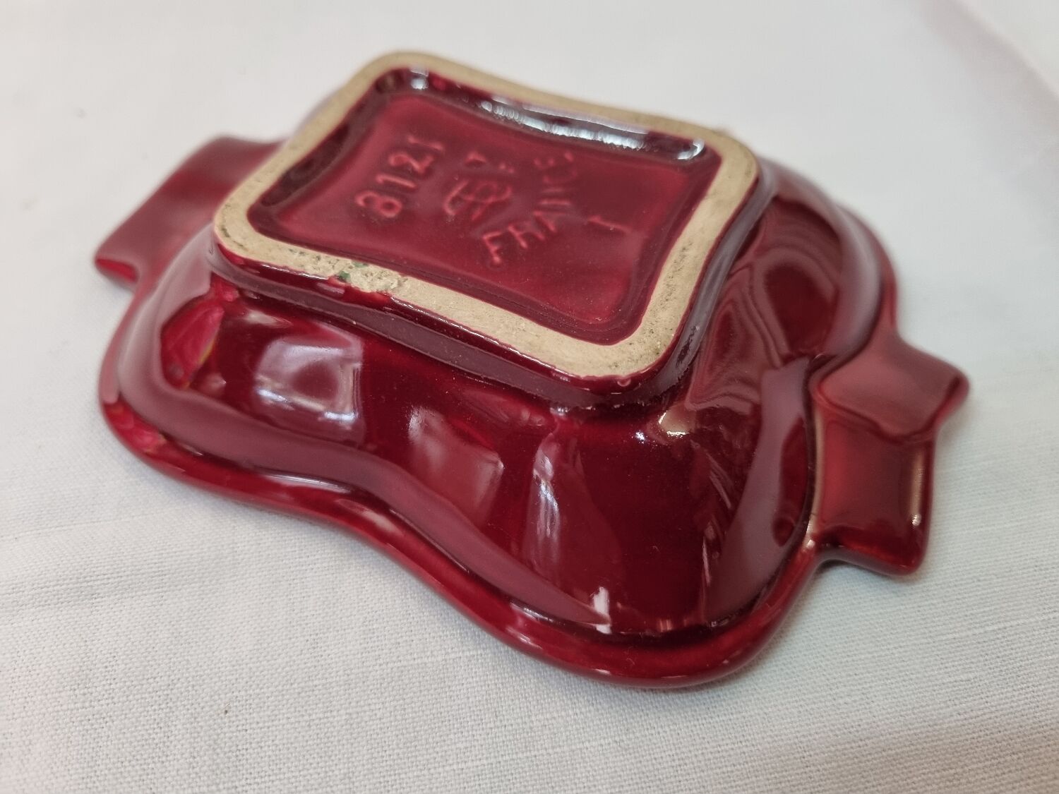 Ashtray earthenware St Clément from 1940/50