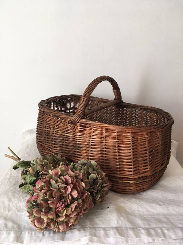 Old wicker basket