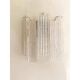 Simoeng “Listelli” Murano Glass Wall Sconce with Diamond Strips - Set 4