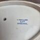 Antique sauce boat Jules Vieillard & Cie Bordeaux – Garland model - Fine earthenware 19th century
