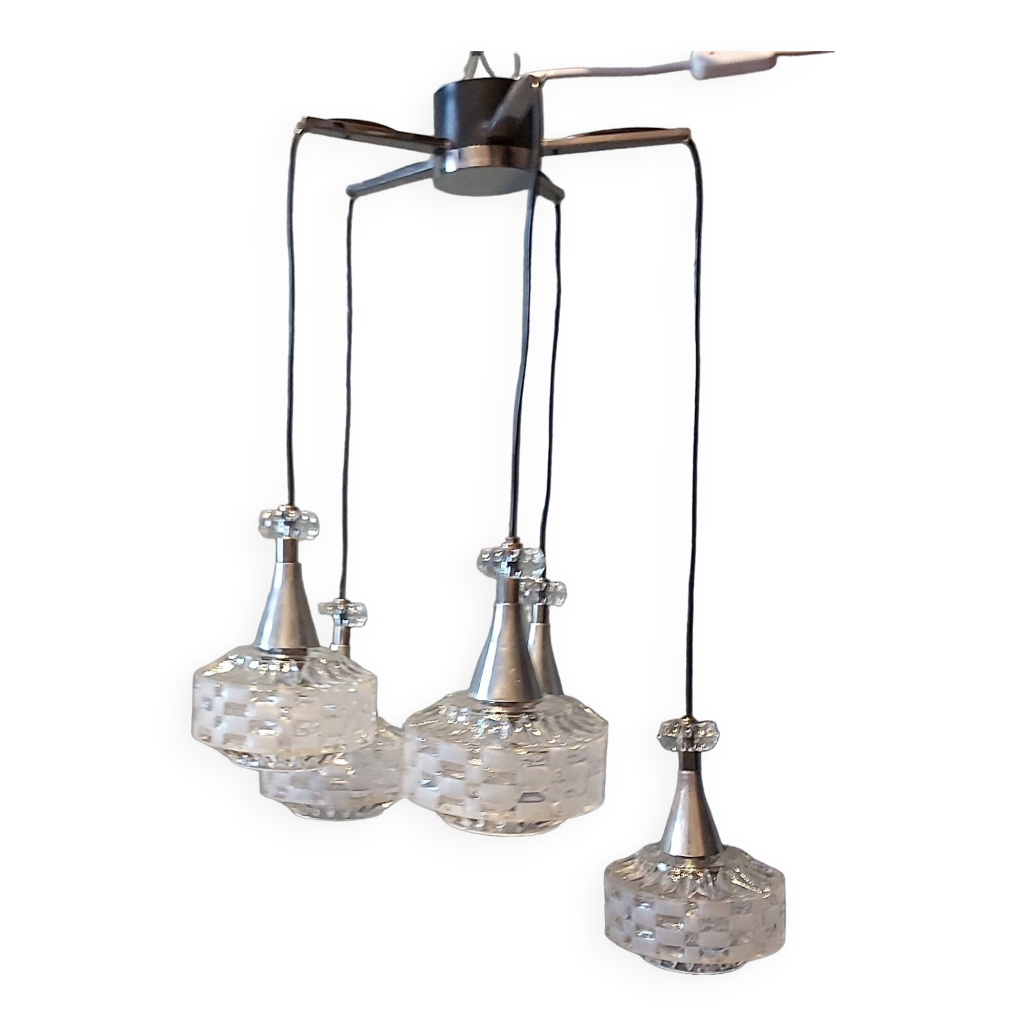 Cascade chandelier, 1970s.