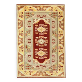 1970s Vintage Turkish Oushak Handmade Wool Cotton Beige Area Rug 155x233