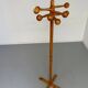 Vintage solid pine coat rack designed by Reiner Daumiller from the 1970s.