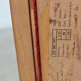 Pair of green-red boomerang armchairs by Antonin Suman for Ton (Thonet) 19