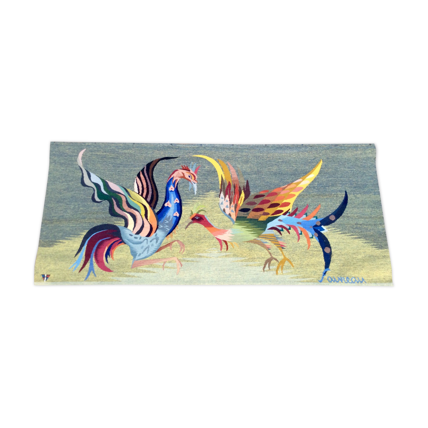 Aubusson tapestry signed and numbered