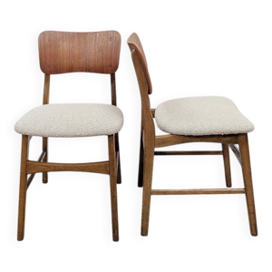lot de 2 chaises scandinaves