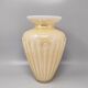1960s Astonishing Beige Vase by Michielotto. Made in Italy