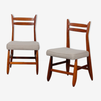 Paire de chaises par Guillerme et Chambron pour Votre Maison, 1960