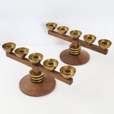 Pair of vintage candelabras 1970