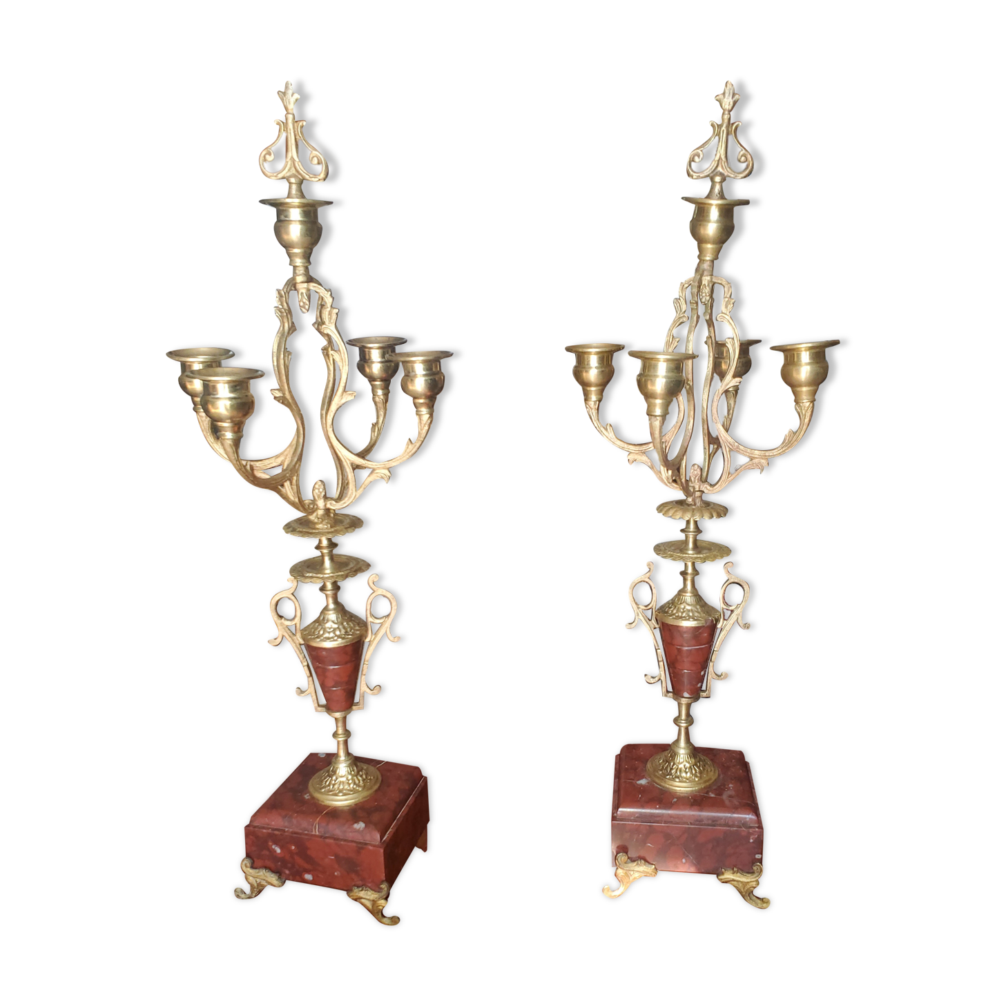 Paire de chandeliers Napoléon III