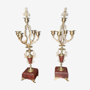 Pair of Napoleon III chandeliers