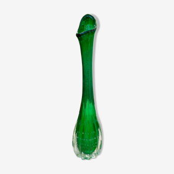 Vase soliflore Murano vert