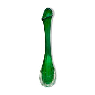 Vase soliflore Murano green
