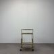 Mid-Century Brass Serving Trolley, 1970s, Germany