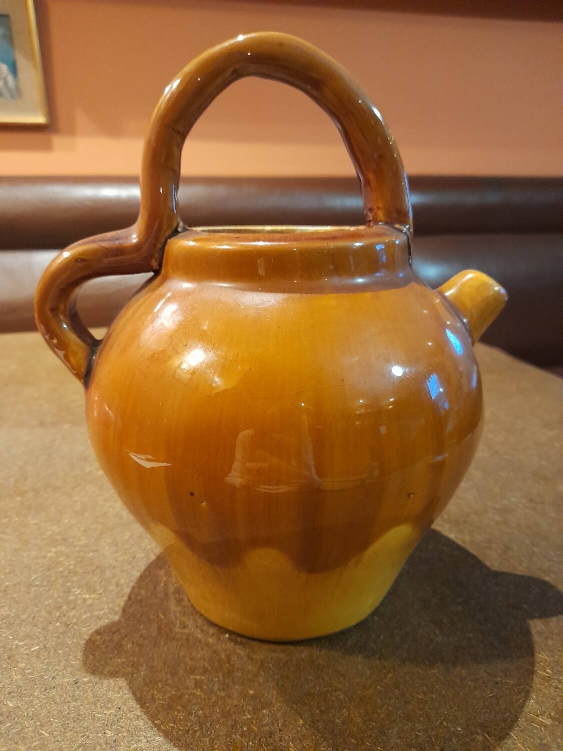 Glazed terracotta gargoulette