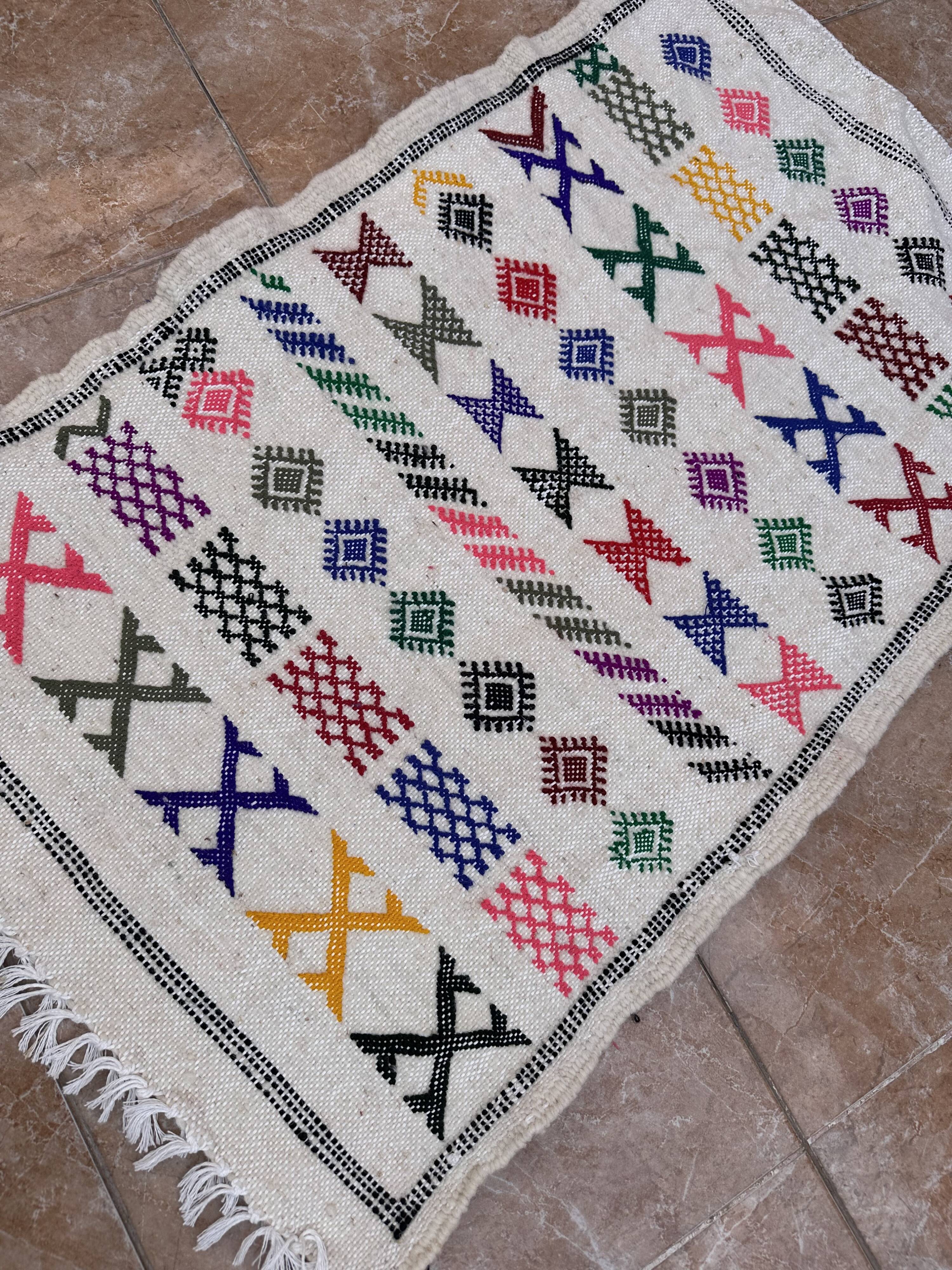 Moroccan kilim rug, Moroccan Hambal, kilim rug, 100% handmade