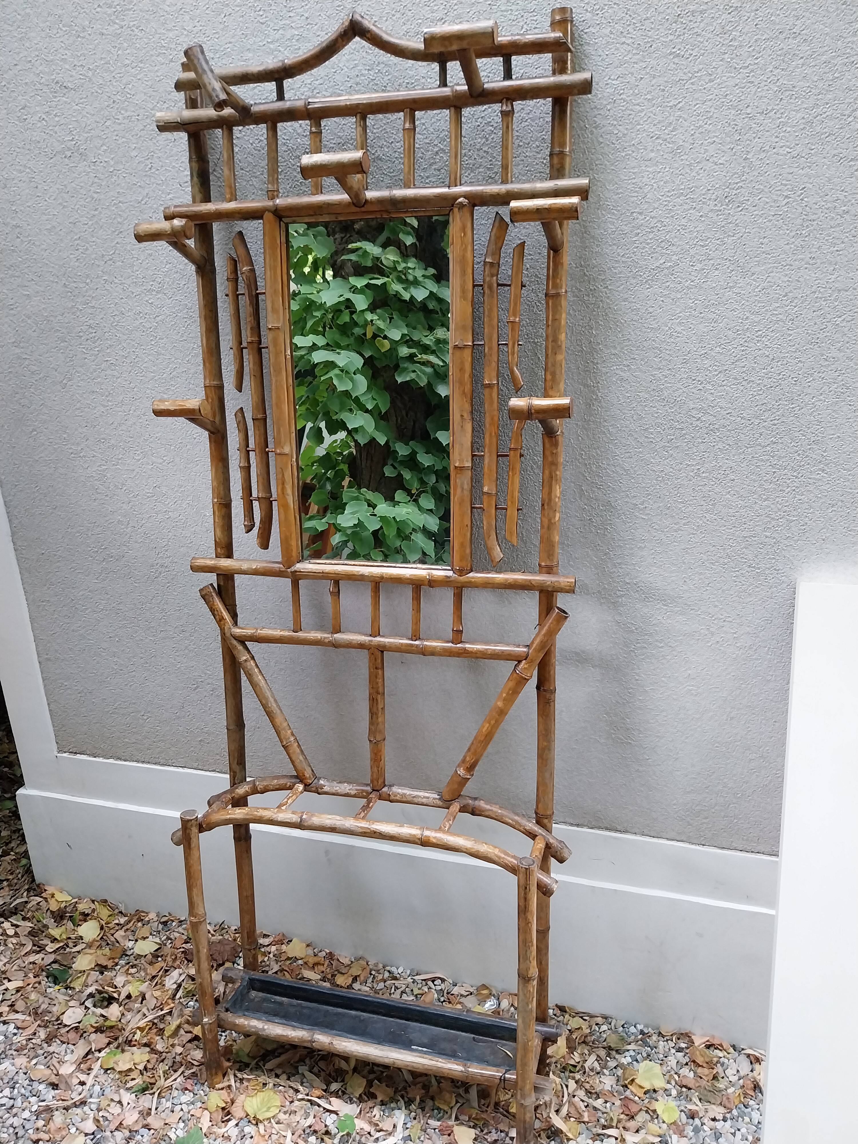 Bamboo Coat Rack 1900