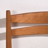 Chaise en bois et rotin, c.1920