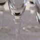 Set 6 mouth-blown wine glasses 50s