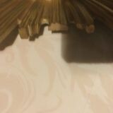 Mirror witch sun in gilded wood 57cm