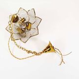 Medium sized crystal glass ‘Tole’ chandelier light by Palwa, Germany 1970’s