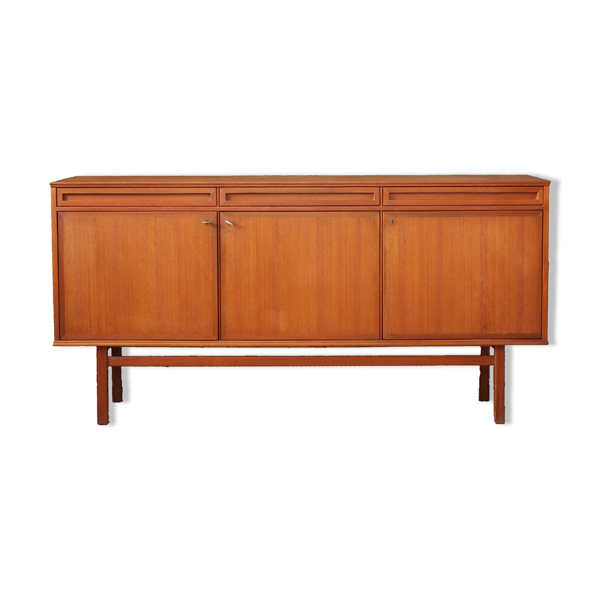 Enfilade en teck, années 1960