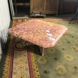 Brocatelle du Jura marble coffee table