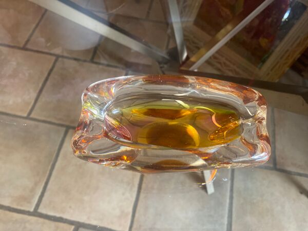 Cendrier en cristal 1980s