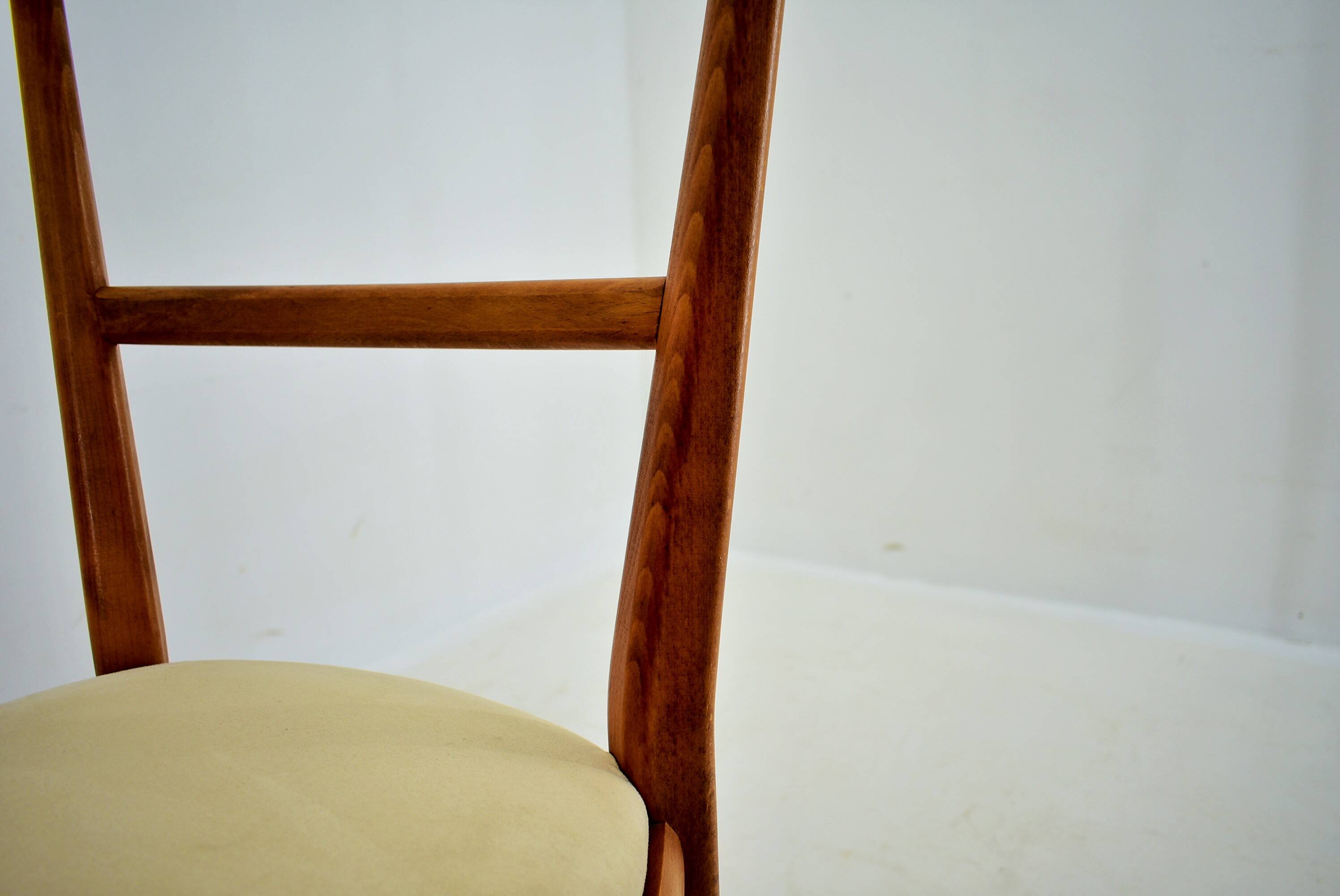 1970s set of 4 dining chairs by Drevotvar, Czechoslovakia