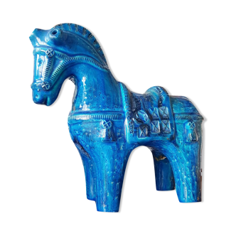Bitossi « Rimini Bleu » Cheval 1960