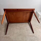 Old Scandinavian design rectangular teak table from the 60s vintage