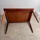 Ancienne table en teck rectangulaire design scandinave des années 60 vintage