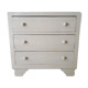 Commode Vintage blanche en bois