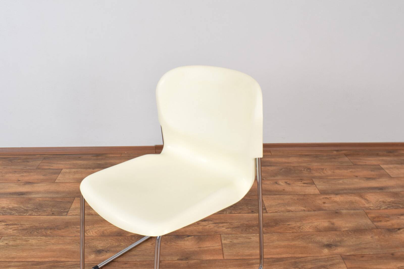 SM400K White Swing Chair by Gerd Lange for Drabert, Set of 4, 1980s