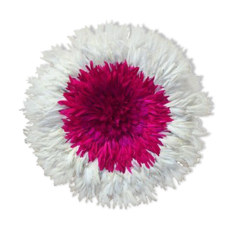 Juju hat rose contour blanc de 35 cm