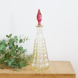 Antique faceted decanter