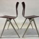 Lot of 4 vintage chairs Galvanitas S22 in the Netherlands