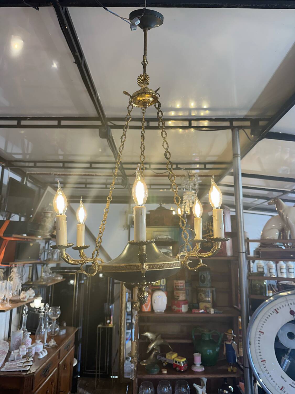 Napoleon III Empire Style Chandelier.