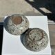 Duo of speckled ceramic bowls