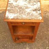 Marble top bedside