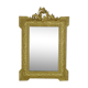 Old wall mirror in wood and gilded stucco, Louis XVI style. XIXth