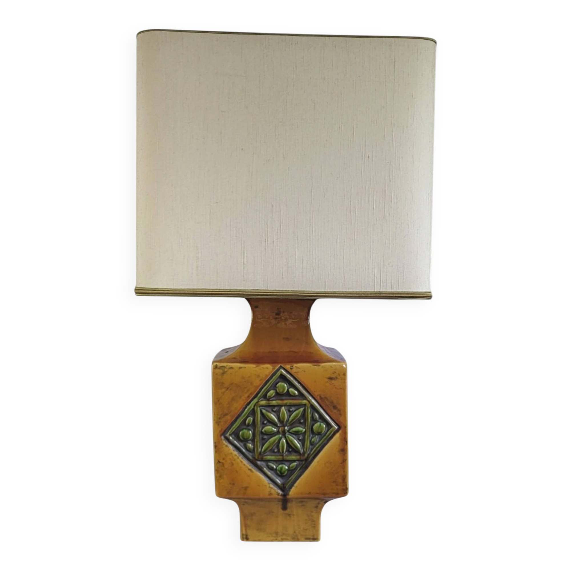 Lampe en céramique émaillée