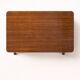 Vintage 1950s wooden sideboard – Mid-century style bar table on wheels