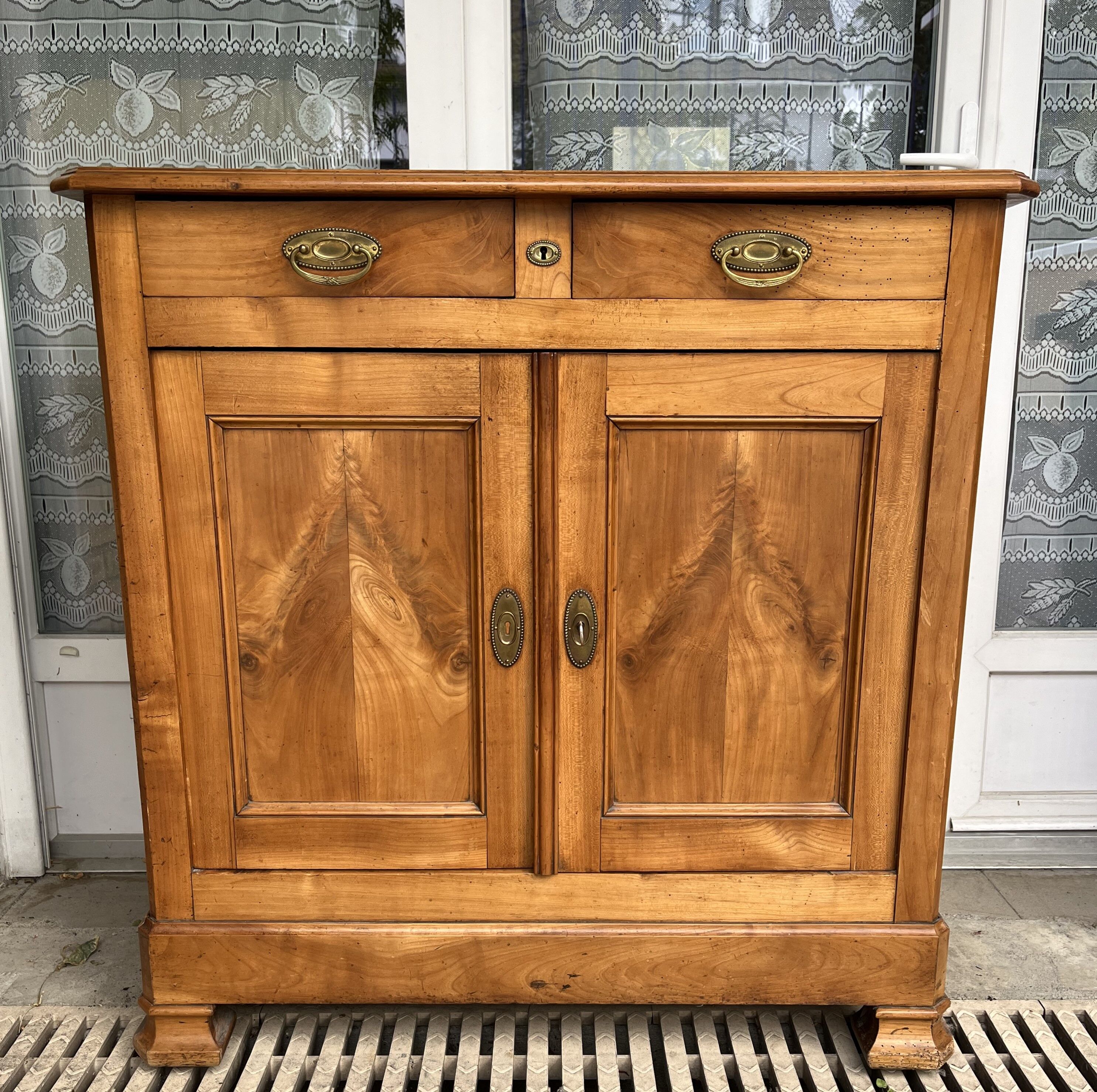 Antique sideboard two doors and two drawers